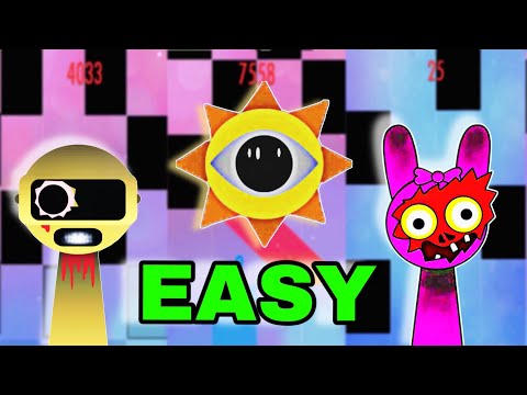 Sprunki Horror Themes Easy Tutorial in Piano Tiles 2 !!