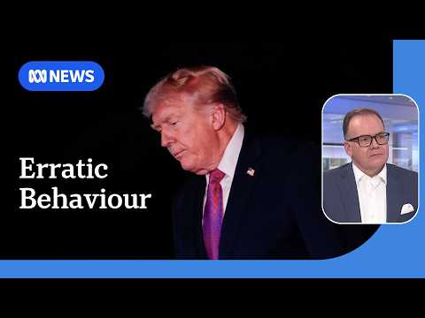 YouTube video thumbnail: Trump's Erratic Actions Spark Speculation on Cognitive Decline