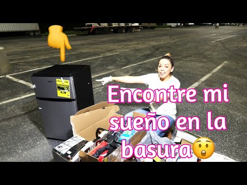 ENCONTRE MI SUEÑO EN LA BASURA-😱Refrigeradora😲Lo que tiran en USA🇺🇸
