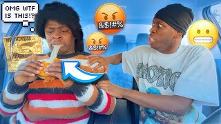 PUTTING A RUBB3R IN MY BOYFRIENDS FOOD!!!