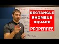 Properties of Quadrilaterals and Their Diagonals