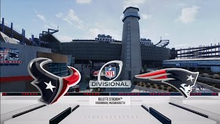 NFL Playoffs - Madden NFL 26 - Houston Texans vs New England Patriots - 2026 Divisional Round Sim