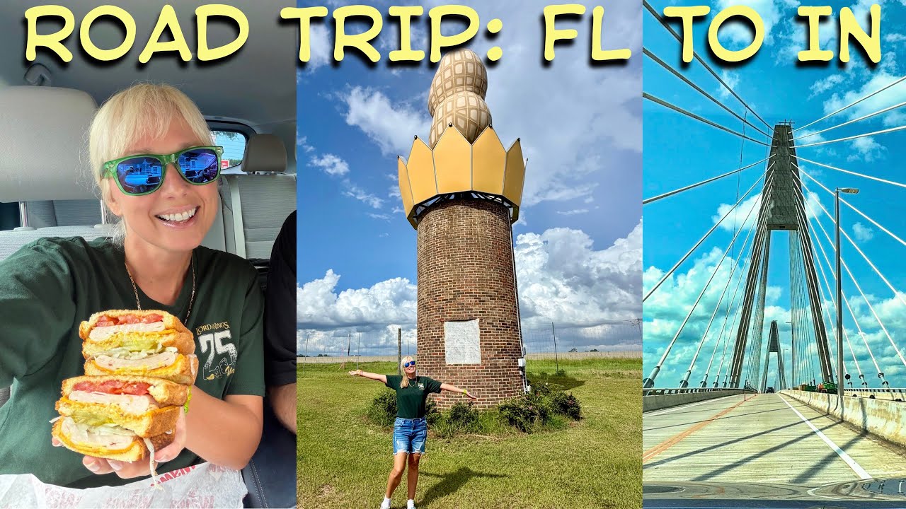 Florida to Indiana Road Trip: 2 Days Driving 5 States! Mystery Hotel, Scenic Views & Local Food