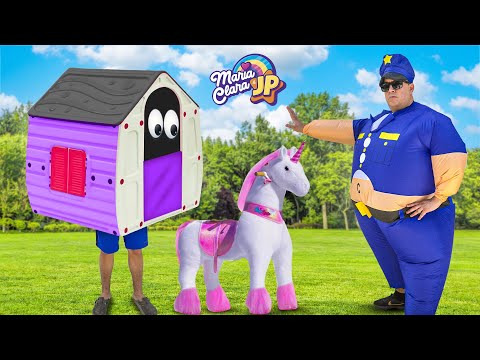 Histórias divertidas com o Poney Mágico da Maria Clara e JP