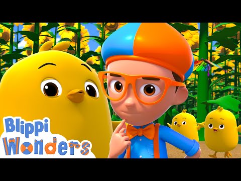 SURPRISE! Look Who Hatched for Spring! 🐥✨ | Blippi Wonders Educational Videos for Kids