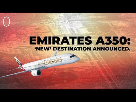YouTube video thumbnail: Emirates Adds Airbus A350 Service To London Gatwick