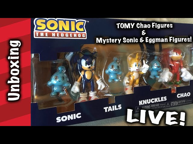 Tomy sonic Chao plus mystery figures LIVE