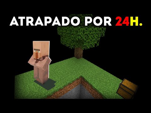 Dejé a un ALDEANO por 24 HORAS en el VACÍO de Minecraft y esto pasó!