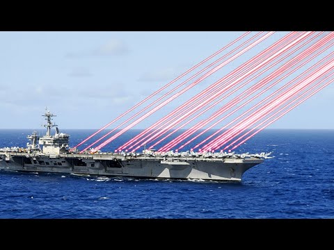 Finally! US  LASER  Aircraft Carrier Will Beat All Chinese and Iran Hypersonic Missiles In One Sec!