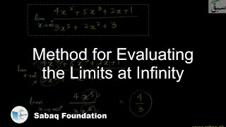 Method for Evaluating the Limits at Infinity
