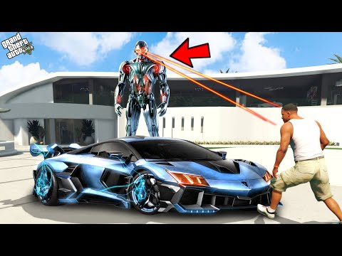 Franklin Stealing Strongest Villain Ultron's Super Car