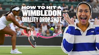 Struggling with Drop Shots? Try These Simple Fixes 😮‍💨 | Tennis Coaching With Heather Watson 🎾