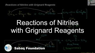 Reactions of Nitriles with Grignard Reagents