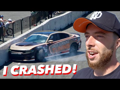 I Crashed My Hellcat with a Brand New Angle Kit On the First Lap…