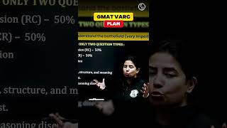 GMAT 2026 Focus Edition VARC Plan #shorts #gmatbypw