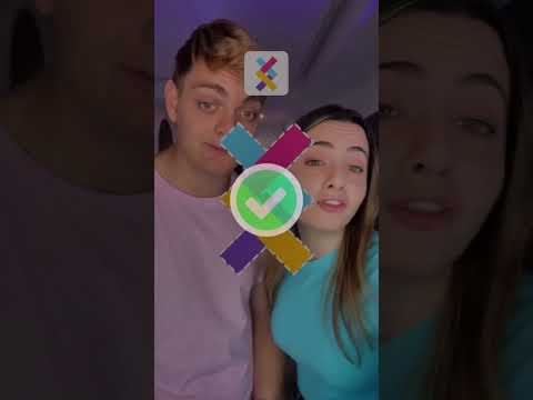 Dani e Robbi nuova challenge puzzle colorato con il nuovo filtro di Tiktok! #danierobbi #shorts