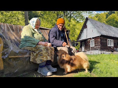 Survived after a complex operation. The life of an elderly couple in a mountain village
