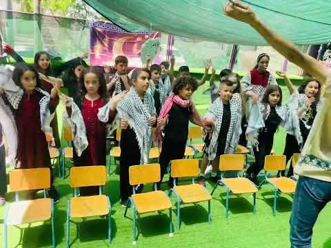 إيقاع موسيقي عن العيد مع طلابي 🎶🖤