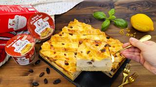Folosiți o cană de 250 ml! Prăjitură sau plăcintă cu brânză dulce și stafide, fără cântar!
