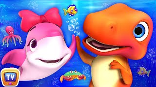 Underwater creatures song with Jumblikans Dinosaurs - ChuChuTV Toddler Learning Videos