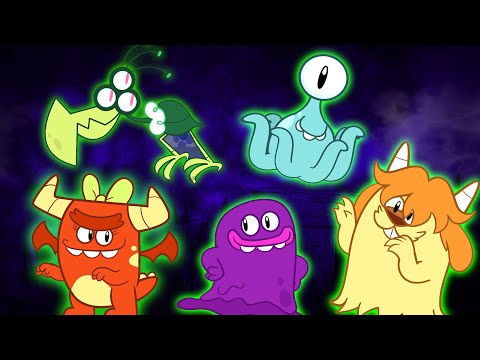 Five Spooky Monsters | Halloween Songs For Kids | Annie Aur Ben