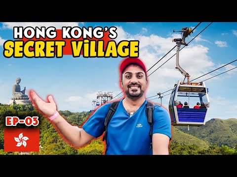 🇭🇰 This Cable Car Took Me to a Hidden World | Lantau Island & Big Buddha Adventure HONG KONG [EP-03]