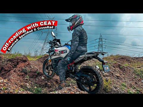 Off-Road & Track Ride with New CEAT Steelrad - SportRad & CrossRad