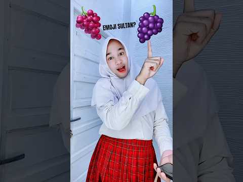 Kalian punya Emoji Anggur UNGU apa MERAH ?