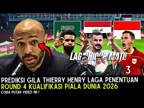 🔴DUNIA PUN TAU! Thierry Henry Sebut Indonesia Tim Paling Berbahaya Di Ronde 4Kualifikasi piala dunia