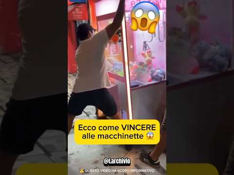 TI SVELO COME VINCERE ALLE MACCHINETTE DEI PELUCHE 😱 #curiosità #informative