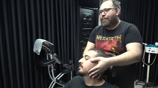 ARE YOU READY TO BE WITH LUNATIC BARBER??? ASMR Head Massage Face Massage Body Massage