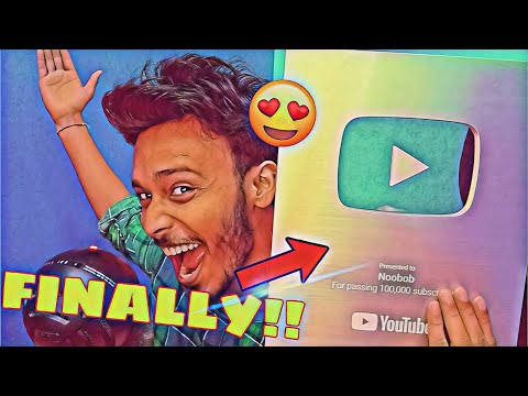 AFTER GETTING REJECTED 10 TIMES || FINALLY !! YOUTUBE SENT ME SILVER PLAY BUTTON !!