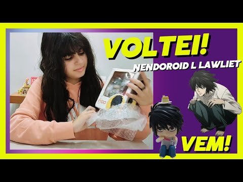 Abrindo Meu Nendoroid L Lawliet | Anime | Death note | Isadora Valença 2025