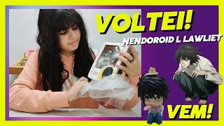 Abrindo Meu Nendoroid L Lawliet | Anime | Death note | Isadora Valença 2025