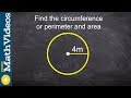 Area and Circumference of Circles