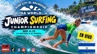 ISA WORLD Junior Surfing Surf City El Salvador 