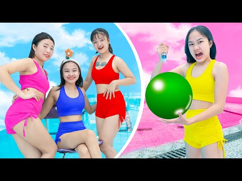 AMAZING GAMESHOW MAGIC BALLOONS PRANK BATTLE NERF Dr. AGirl Nerf Guns TIKTOK GIRL PRANK VTL Nerf War