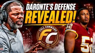 SECRETS of the Daronte Jones COMMANDERS DEFENSE! How Will He Build the Washington D in Year One?