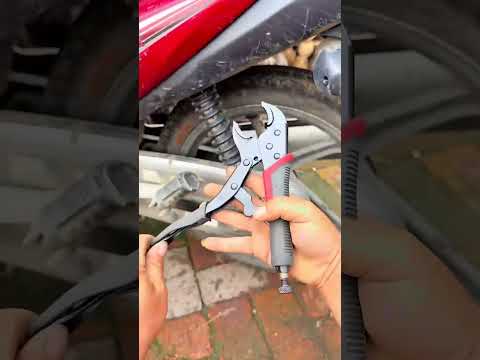 #These are the pliers repairmen use# They bite down and won't let go #They have a very strong gri