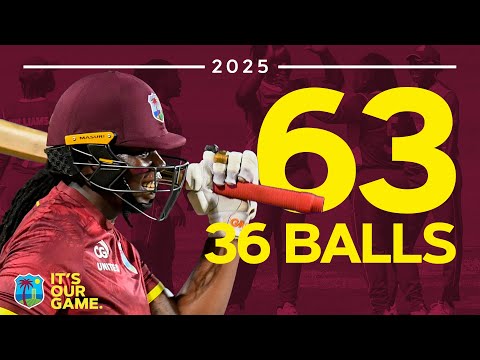 Joy For Joesph | 63 Off 36 Destructive Batting | West Indies Women v Bangladesh Women