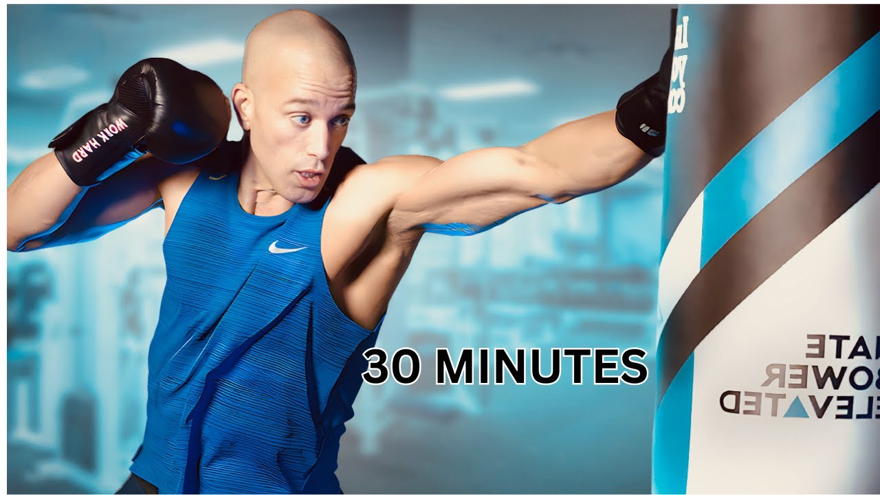 30 Minute Punching Bag Workout To get you fit