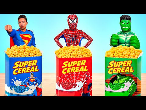 Manu e amigos super-heróis brincam e salvam o dia | Manu and Superhero Friends