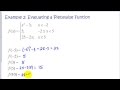Evaluating Piecewise Functions Effectively