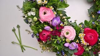 Blumenkranz selber machen - so bleibt er lange haltbar
