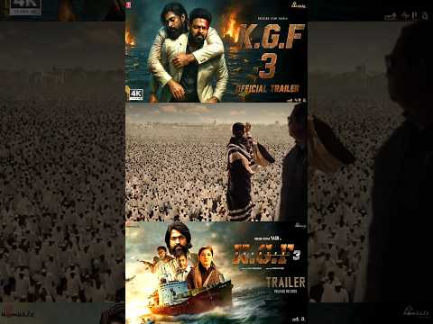 K.G.F: Chapter 3 - Official Trailer | Rocking Star Yash | Prabhas | Prashanth Neel | New Trailers