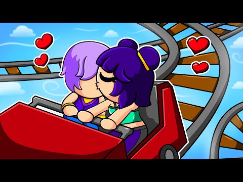 😱 ¡MISTERY LE DA UN BESO A ZOEY EN LA MONTAÑA RUSA! 🎢💋