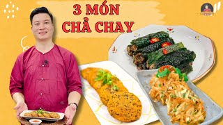 Chả chay dễ làm: chả lá lốt, chả nấm, chả đỗ xanh – thanh đạm mà đậm vị | Cùng Cháu Vào Bếp