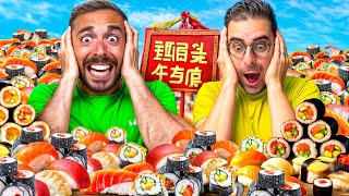 MURRY vs GIAMPYTEK vs 200 PEZZI di SUSHI !! Chi ne mangia di più??