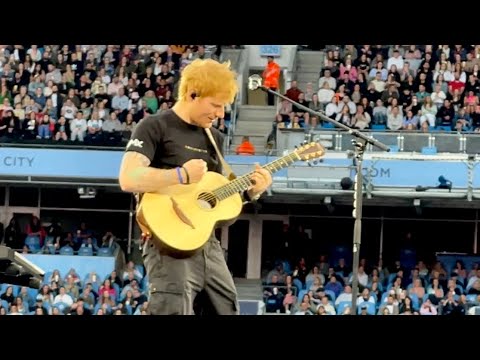 Ed Sheeran - Tides 11/06/2022 Mathematics Tour - Etihad Stadium, Manchester