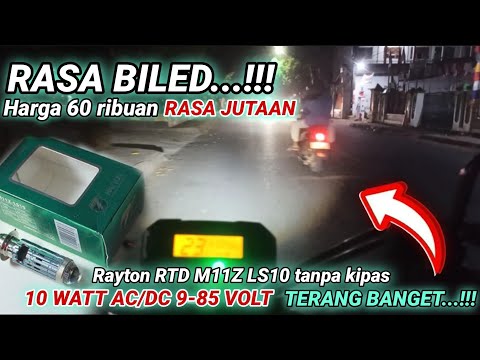 RASA BILED...!!! | RTD RAYTON M11Z LS10 lampu H6 motor bebek & matic AC/DC cuma 65ribuan